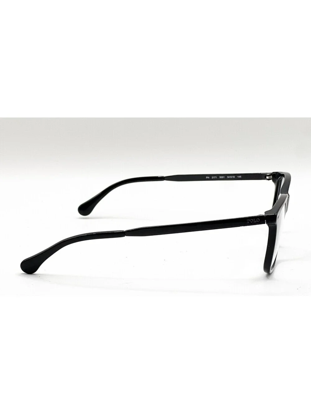 Polo Ralph Lauren PH 2171 5001 Shiny Black Authentic Eyeglass Frames 54-18